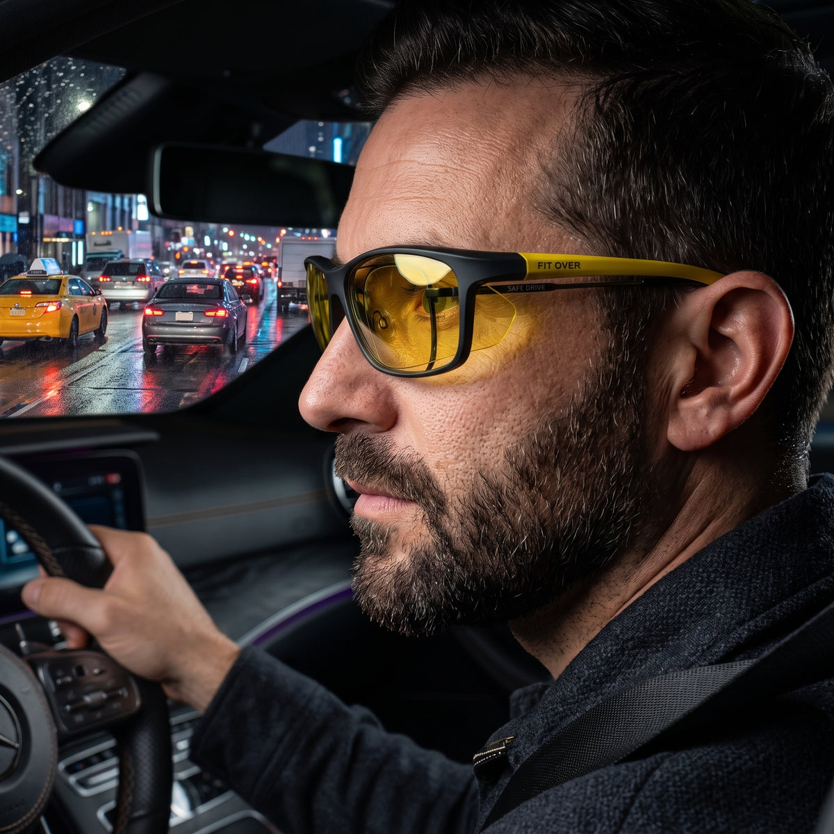 Pack Visión 24Hrs: Gafas HD Nocturnas + Lentes Diurnos