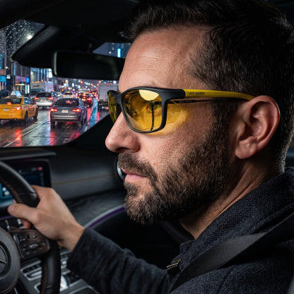 Pack Visión 24Hrs: Gafas HD Nocturnas + Lentes Diurnos